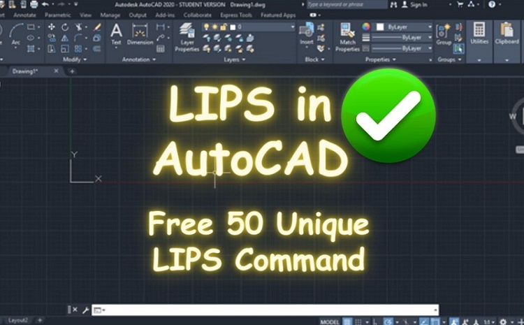 LIPS in AutoCAD